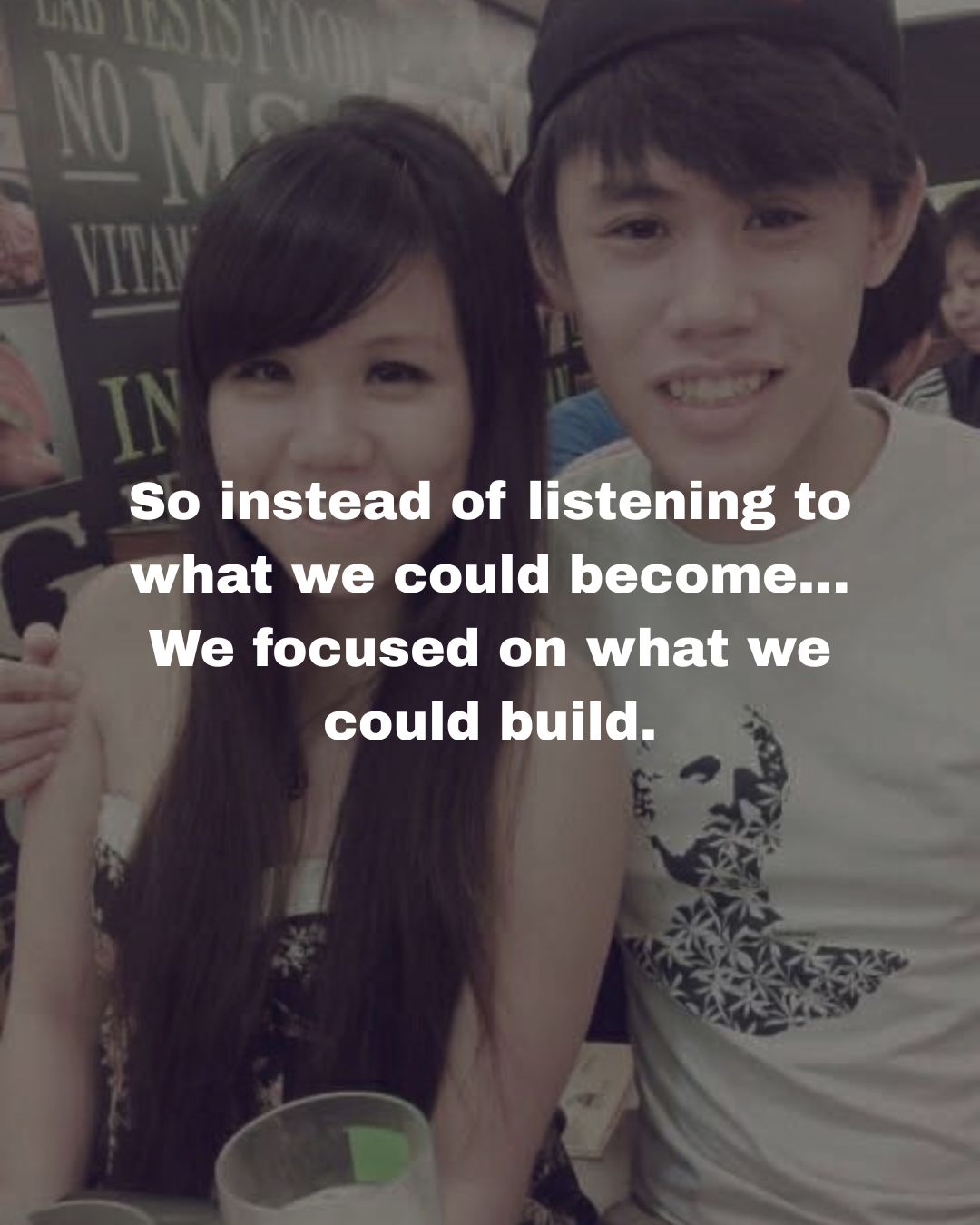 We stopped asking what we were supposed to become.